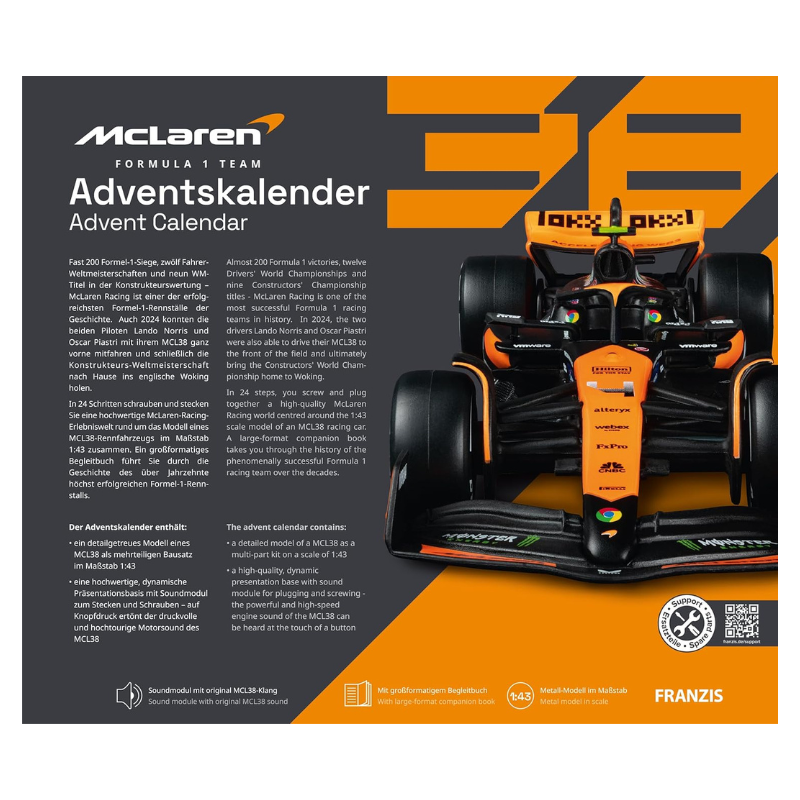 F1 McLaren Advent Calendar
