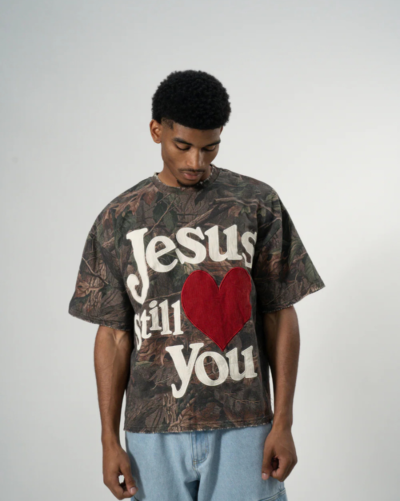 "STILL LOVED" CAMO TEE