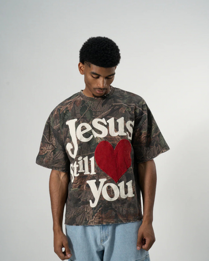 "STILL LOVED" CAMO TEE
