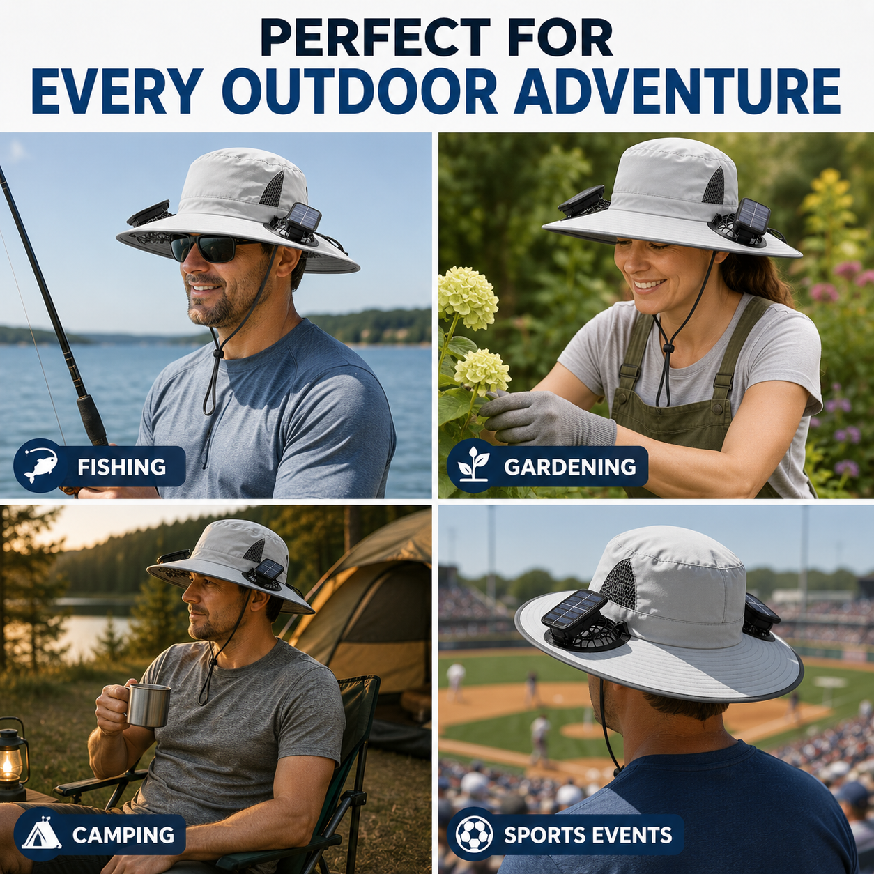 SolarBreeze™ Cooling Hat