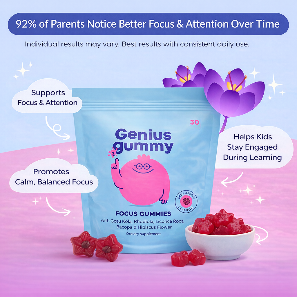 Genius Gummy™ Focus Gummies for Kids
