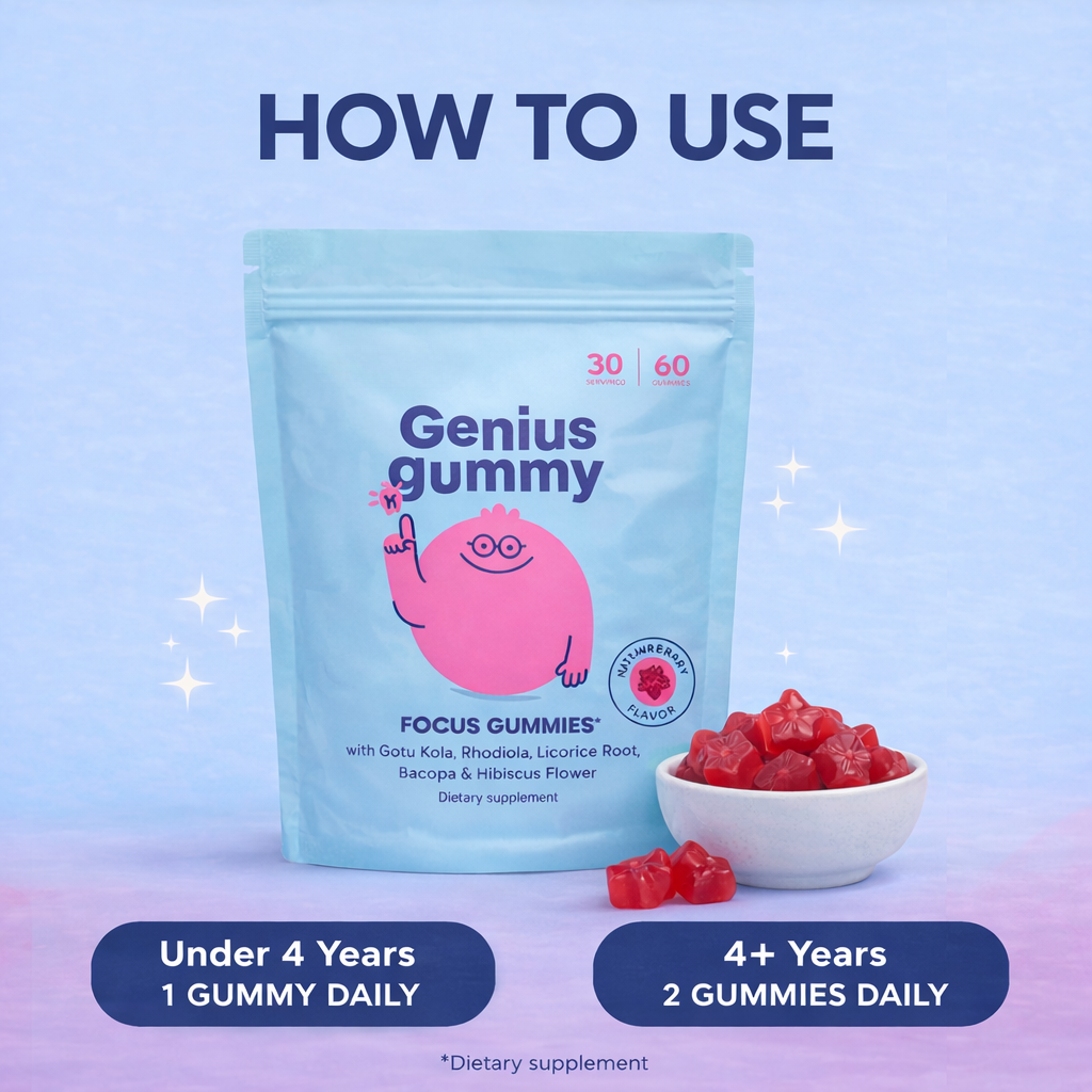 Genius Gummy™ Focus Gummies for Kids