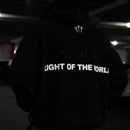"Jesus Is The Light" Rhinestone Hoodie