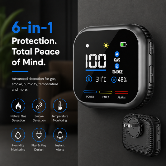 SafeSense™ 6-in-1 Home Monitor