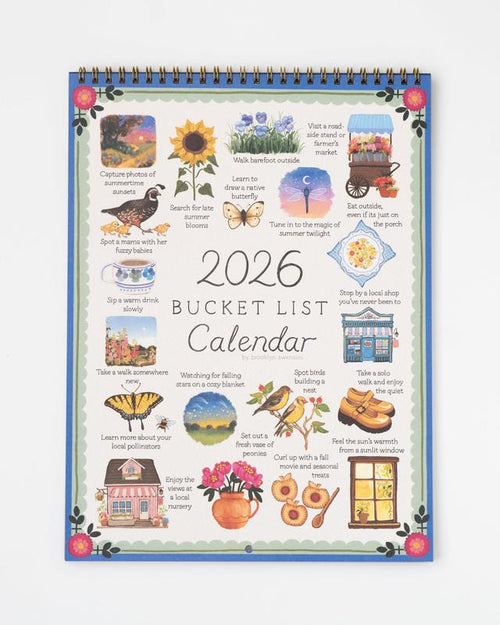 2026 Bucket List Calendar