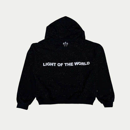 "Jesus Is The Light" Rhinestone Hoodie