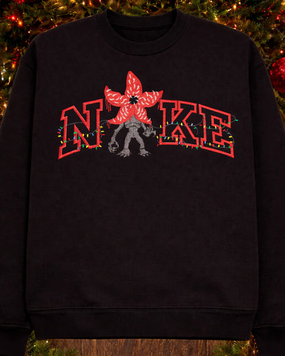 Embroidered Demogorgon Logo Crewneck